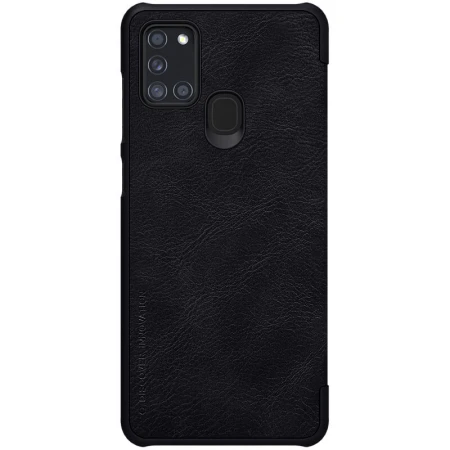Husa tip carte Nillkin Qin pentru Samsung Galaxy A21s, negru
