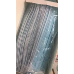Set 50 bucati Masti faciale de protectie de unica folosinta, Polipropilena, 3 straturi, 3 pliuri, albastre, nesterile