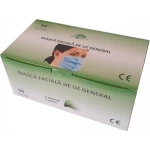 Set 50 bucati Masti de protectie , 3 pliuri , 3 straturi ,sigilate , Global Treat