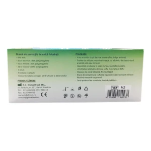 Set 50 bucati Masti de protectie , 3 pliuri , 3 straturi ,sigilate , Global Treat