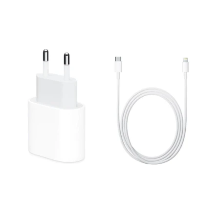 Incarcator compatibil cu cablu de incarcare 2m, compatibil cu iPhone 11, iPhone 12, Alb