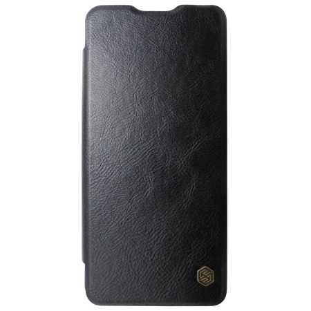 Husa Nillkin Qin tip carte neagra pentru Samsung Galaxy A21s (SM-A217F)