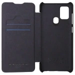 Husa Nillkin Qin tip carte neagra pentru Samsung Galaxy A21s (SM-A217F)