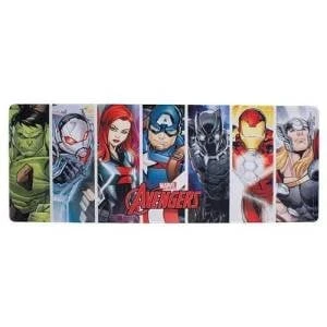Mousepad profesional pentru gaming si birou Marvel, Timeless Avengers model XL, antiderapant, impermeabil, 80x30 cm