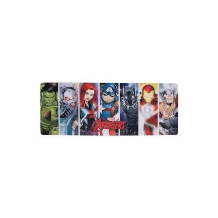 Mousepad profesional pentru gaming si birou Marvel, Timeless Avengers model XL, antiderapant, impermeabil, 80x30 cm