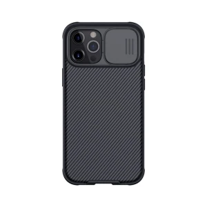 Husa Spate Nillkin Camshield Pro Compatibila Cu iPhone 12 / 12 Pro, Negru