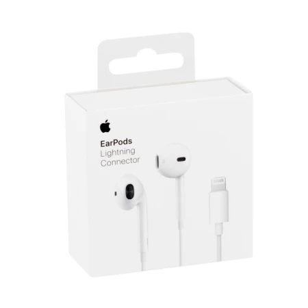 Casti cu microfon Apple EarPods (Lightning Connector)