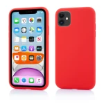 Husa iPhone 12 / 12 Pro, silicon, rosu