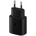 Incarcator Samsung Fast Charge, 25W, USB Tip-C, Fast Charge, 25W, + 1 cablu USB Tip-C, Negru, Blister