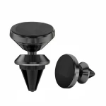 Suport auto telefon se misca 360 grade magnetic ,pentru grila ventilatie , culoare Negru
