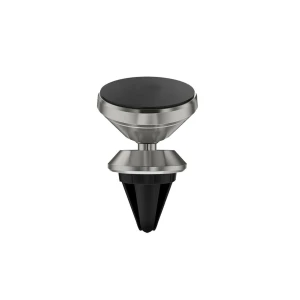 Suport auto telefon se misca 360 grade magnetic universal ,pentru grila ventilatie aerisire, culoare Argintiu