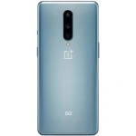 Telefon mobil OnePlus 8, Single SIM, 128GB, 8GB RAM, 5G, Polar Silver