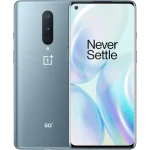 Telefon mobil OnePlus 8, Single SIM, 128GB, 8GB RAM, 5G, Polar Silver