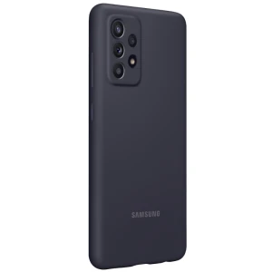 Husa de protectie Samsung Silicone Cover pentru Galaxy A72, Black