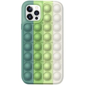 Husa pentru Apple iPhone 11 Pro Push Bubble Protection, Interactive Pop It Now, Jucarie Antistres, Trendy Colorful Invogue, Verde
