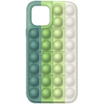 Husa pentru Apple iPhone 11 Pro Push Bubble Protection, Interactive Pop It Now, Jucarie Antistres, Trendy Colorful Invogue, Verde