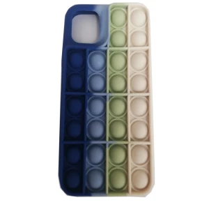Husa de protectie push bubble pentru iPhone 11,multicolor