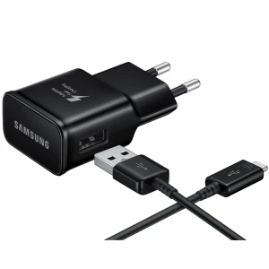 Incarcator Retea Original Samsung, cablu USB Type-C, Adaptive Fast Charging, 5-9 V, 1.67-2 Ah, Universal, Negru