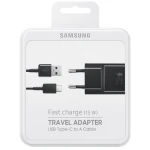 Incarcator Retea Original Samsung, cablu USB Type-C, Adaptive Fast Charging, 5-9 V, 1.67-2 Ah, Universal, Negru