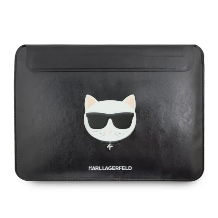 Husa Pouch Karl Lagerfeld (Choupette Collection), pentru Apple MacBook 13"-13.3", Negru