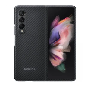 Husa Aramid Cover pentru Samsung Galaxy Z Fold 3 5G Black
