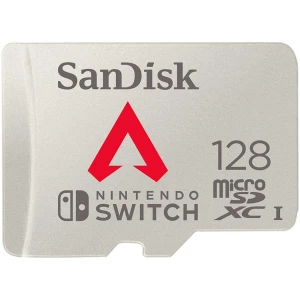 Card de memorie SanDisk microSDXC pentru Nitendo Switch, 128GB, Class 10, UHS-I, 533x, 100 MB/s, Grey