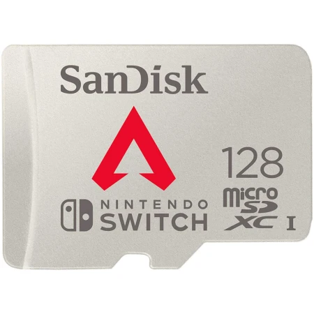 Card de memorie SanDisk microSDXC pentru Nitendo Switch, 128GB, Class 10, UHS-I, 533x, 100 MB/s, Grey