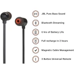 Casti Bluetooth JBL Live Tune 115 BT, Wireless, Superior Quality Stereo, Multipoint, Pentru alergare si antrenamente, Negru