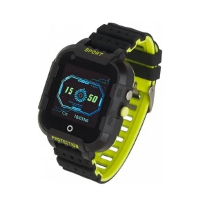 Smartwatch Garett Electronics Kids 4G, GPS, 1,4 inch, 58 g, Negru-Verde