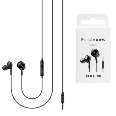 Casti Audio Jack, cu Microfon, Samsung (EO, IA500BBEGWW), Black (Blister Packing)