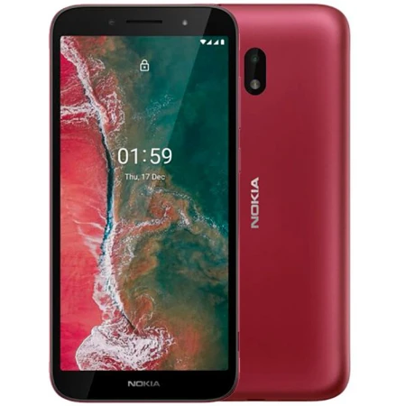 Telefon mobil Nokia C1 Plus , Dual Sim, 16GB, 1GB RAM, 3G, Red