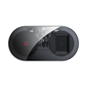 Incarcator Baseus, Simple Turbo, 2in1, Wireless, 24W, Negru