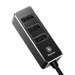 Incarcator Auto Baseus Enjoy Together 4xUSB 5.5A, CCTON-01, negru