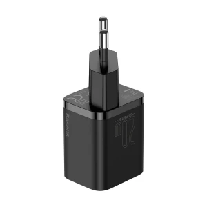 Incarcator universal Baseus Super Si 1C fast charger USB Type C 20 W / USB Type C / Lightning 1 m black