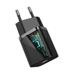 Incarcator universal Baseus Super Si 1C fast charger USB Type C 20 W / USB Type C / Lightning 1 m black