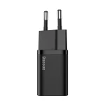 Incarcator universal Baseus Super Si 1C fast charger USB Type C 20 W / USB Type C / Lightning 1 m black