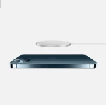 Incarcator Wireless Tip MagSafe, 15W Fast Charge Compatibil cu iPhone 13, 13 Pro, 13 Pro Max, 13 mini, iPhone 12, 12 Pro, 12 Pro Max, 12 mini, Samsung S21, Alb