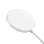 Incarcator Wireless Tip MagSafe, 15W Fast Charge Compatibil cu iPhone 13, 13 Pro, 13 Pro Max, 13 mini, iPhone 12, 12 Pro, 12 Pro Max, 12 mini, Samsung S21, Alb