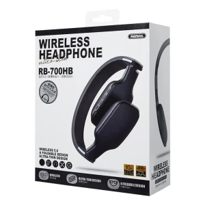Casti Bluetooth / Wireless, Remax RB-700HB / 300 mAh, Microfon Incorporat, Alb