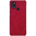 Husa tip carte Nillkin Qin pentru Samsung Galaxy A21s , rosu