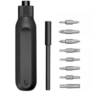 Surubelnita de precizie cu clichet Xiaomi Mi 16-in-1 Ratchet Screwdriver BHR4779GL, 8 biti cu capat dublu, otel S2