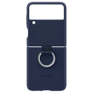 Husa pentru Samsung Galaxy Z Flip 3 silicone cover ring navy