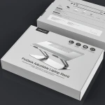 Suport reglabil pentru laptop Nillkin ProDesk, Aliaj de aluminiu/Silicon, 29.5x25.5x5.7 cm, Gri