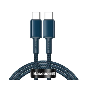 Cablu Premium Baseus Usb Type-c La Usb Type-c, Power Delivery 100w 5a, 1m Lungime, Albastru - Catgd-03