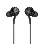 Casti stereo Tip C Samsung AKG In-Ear cu microfon ANC, Cablu textil, Optim Design, Reducere a Zgomotului, Negru