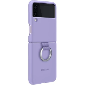 Husa pentru Samsung Galaxy Z Flip 3 silicone cover ring purple