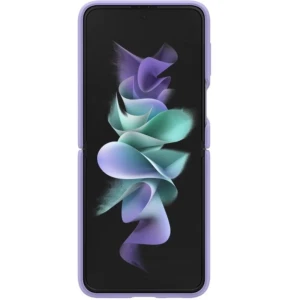Husa pentru Samsung Galaxy Z Flip 3 silicone cover ring purple
