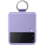 Husa pentru Samsung Galaxy Z Flip 3 silicone cover ring purple