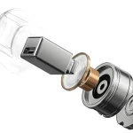 Casti wireless, Haylou, W1-W, Alb inchis, In-Ear, TWS, Bluetooth 5.2, Raza 10 m, Tehnologie CVC 8.0 si aptX, Rezistenta la apa IPX4