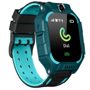 Ceas Smartwatch Copii cu GPS Prin Lbs si Functie Telefon, Localizare Camera Foto Frontala, Monitorizare Spion, Display Touchsreen Color, Lanterna, Buton SOS, Buton Apel si Sos, Verde